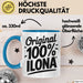 Ilona Tasse Geschenk Original 100% Ilona Geschenkidee Geburtstag Blau Trendation