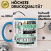 Raptexterin Tasse Geschenk Lustiger Spruch Bitte Erheben Sie Sich Seine Majestät Die Raptexterin Betritt Den Raum Blau Trendation