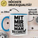 Mathe Mathematik Physik Lehrer Tasse Geschenk Lustige Geschenkidee Spruch Mit Mir Muss Man Rechnen Blau Trendation