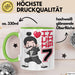 Kinder Tasse Geschenk Ich Bin 7 Ninja Herz Spruch Lustiger Becher Grün Trendation