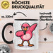 Dabender Flamingo Tasse Geschenk Lustige Geschenkidee Spruch Schwarz Trendation