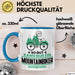 Mountainbiker Geschenk Tasse So Gut Kann Nur Ein Mountainbiker Aussehen Geschenkidee Kaffee-Becher Blau Trendation