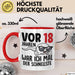 18. Geburtstag Tasse Geschenk Jungs Vor 8 Jahren War Ich Mal Der Schnellste Rot Trendation