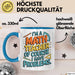 Mathematiklehrer Unterricht Tasse Geschenk Lustige Geschenkidee Spruch Ich Bin Mathelehrer Blau Trendation