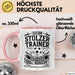 Fußballtrainer Tasse Geschenk Lustige Geschenkidee Spruch Stolzer Trainer Rosa Trendation