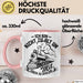 Modelleisenbahn Tasse Geschenk Ich Bin Nicht Zu Alt Um Mit Zügen Zu Spielen Eisenbahner Zugführer Geschenkidee Kaffee-Becher Rosa Trendation