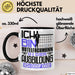 Hotelfachmann Ausbildung Tasse Geschenk Ich Bin Hotelfachmann In Der Ausbildung Ich Darf Das Geschenkidee Spruch Schwarz Trendation
