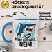 Kollege Tasse Geschenk Bevor Du Fragst Nein Hai Haifisch Geschenkidee Jungs Blau Trendation