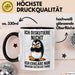 Sarkastischer Pinguin Tasse Geschenk Lustige Geschenkidee Spruch Ich Diskutiere Nicht Ich Erkläre Nur Warum Ich Rcht Habe Schwarz Trendation