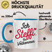 Steffi Tasse Geschenk Ich Bin Vollkommen Steffi Geschenkidee Geburtstag Blau Trendation