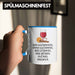 Trendation - Ein Glühwein Tasse Lustig Spruch Glühweinbecher mit Henkel Doppelwandig Glühweintassen Gläser Weihnachtsmarkt Becher Tassen Geschenk - Ein Glühwein Swei Blau Trendation