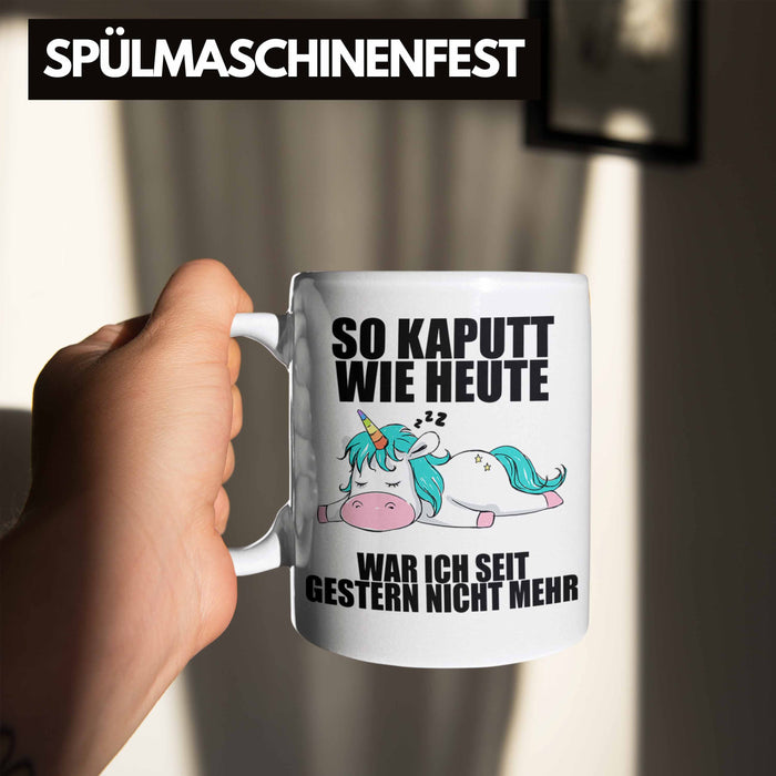 Trendation - Lustige Tassen mit Sprüchen Arbeitskollege Geschenk Kollege Mitarbeiter Geschenkidee Weiß Trendation