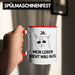 Dank Meme Tasse Katzen Besitzer Wortspiel Ja Mein Leben Sieht Mau Aus Traurige Katze Geschenkidee Rot Trendation