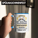 Trendation - Handwerker Tasse mit Spruch Geschenke für Handwerk Kaffeebecher KFZ Mechaniker Mechatroniker Blau Trendation