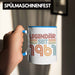 Trendation - 60. Geburtstag Tasse Frau Männer Geschenk 60er Geschenkidee 60 Mutter Vater Mann Frauen Lustig Geschenke Deko Blau Trendation