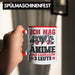 Anime Tasse Geschenk Anime-Liebhaber Geschenkidee Ich Mag Anime Und Vielleicht 3 Leute Rot Trendation