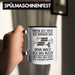 Trendation - Handwerker Tasse mit Spruch Geschenke für Handwerk Kaffeebecher KFZ Mechaniker Mechatroniker Schwarz Trendation