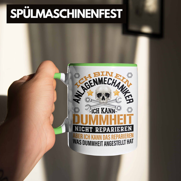 Anlagenmechaniker Tasse Geschenk Spruch Männer Trendation