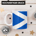 Schottland Flagge Tasse Geschenk Fußball-Fans Europa 3D Alloverprint Weiß Trendation