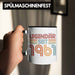 Trendation - 60. Geburtstag Tasse Frau Männer Geschenk 60er Geschenkidee 60 Mutter Vater Mann Frauen Lustig Geschenke Deko Schwarz Trendation