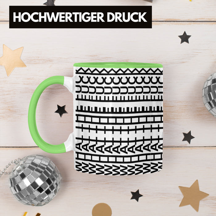 What The F*** Tasse Lustiges Geschenk Allover-Print Quer Lesen Trendation