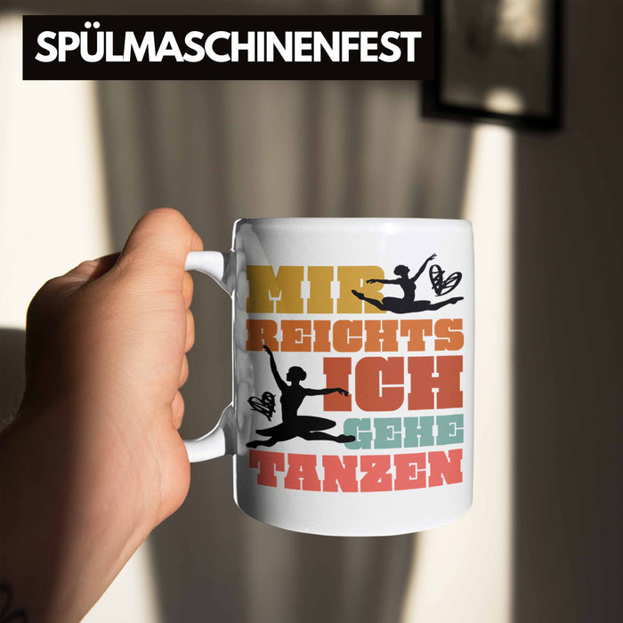 Trendation - Ballett Ballerina Tänzerin Tasse Mädchen Geschenk Frauen Tanzen Geschenkidee Kaffeetasse Weiß Trendation