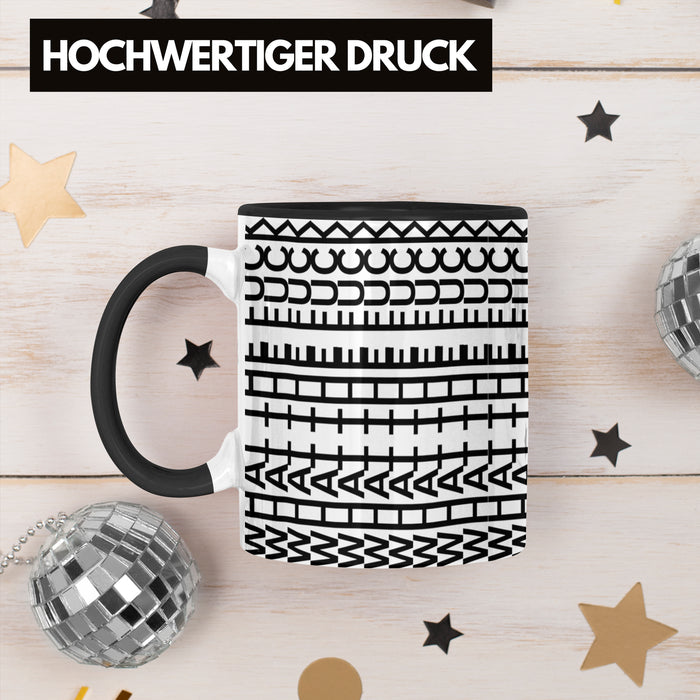 What The F*** Tasse Lustiges Geschenk Allover-Print Quer Lesen Trendation