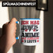 Anime Tasse Geschenk Anime-Liebhaber Geschenkidee Ich Mag Anime Und Vielleicht 3 Leute Blau Trendation