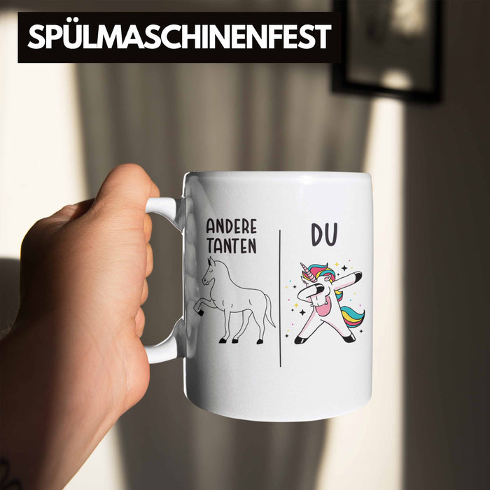 Beste Tante Geschenk Tasse mit Spruch Kaffeetasse für Tante