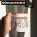 Trendation - 60. Geburtstag Tasse Frau Männer Geschenk 60er Geschenkidee 60 Mutter Vater Mann Frauen Lustig Geschenke Deko Rot Trendation