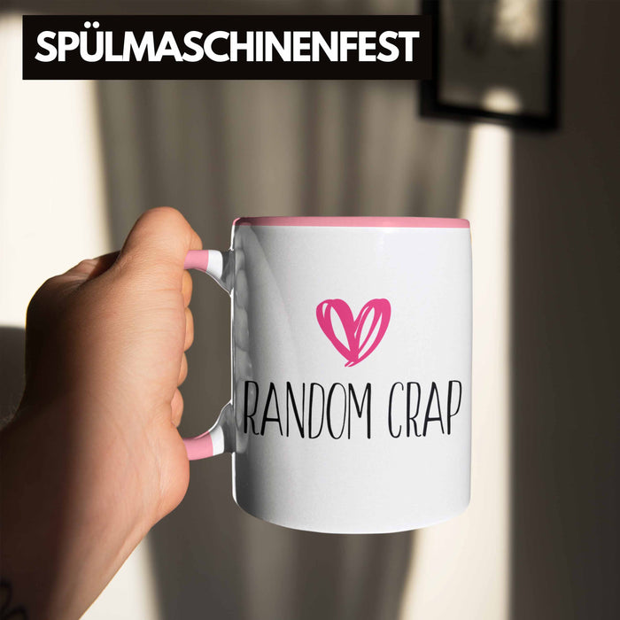 Random Crap Tasse Geschenk für Mütter Frauen Einkaufen Rosa Trendation