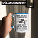 Trendation - Handwerker Tasse mit Spruch Geschenke für Handwerk Kaffeebecher KFZ Mechaniker Mechatroniker Blau Trendation