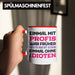 Einmal Mit Profis Arbeiten War Früher Tasse Geschenk Rot Trendation