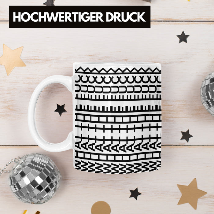What The F*** Tasse Lustiges Geschenk Allover-Print Quer Lesen Trendation