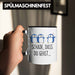 Trendation - Jobwechsel Tasse Geschenk Kollegin Kollege Abschied Lustig Abschiedsgeschenk Sprüche Neuer Job Schade Dass Du Gehst Schwarz Trendation