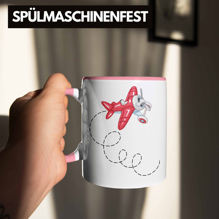 Segelflieger Tasse Geschenk Segelflieger Rosa Trendation