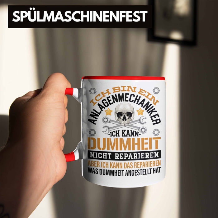 Anlagenmechaniker Tasse Geschenk Spruch Männer Trendation