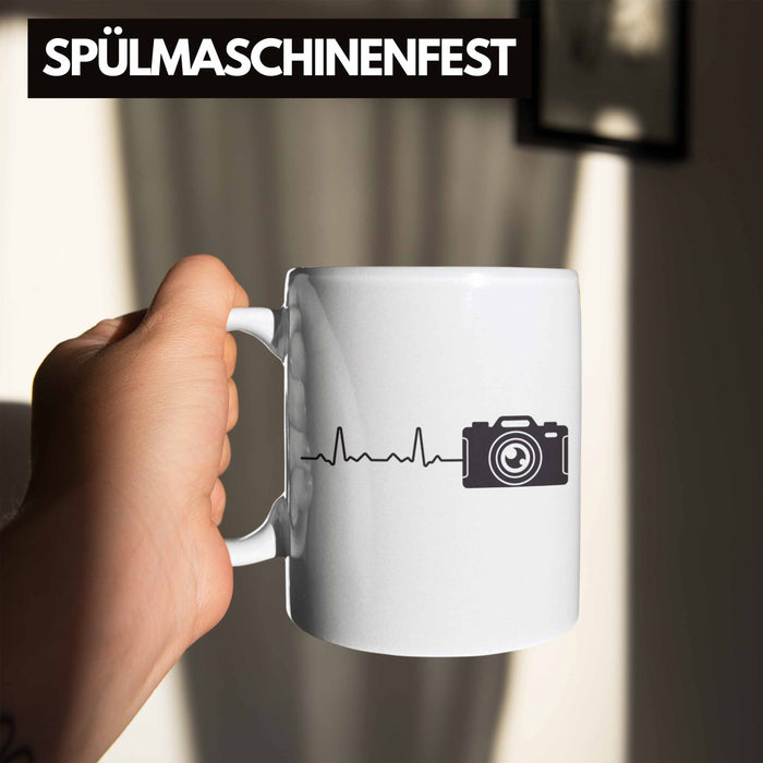 Trendation - Fotograf Tasse Zubehör Fotografie Geschenk Fotografieren Kaffeetasse Geschenkideen Lustiger Spruch Weiß Trendation