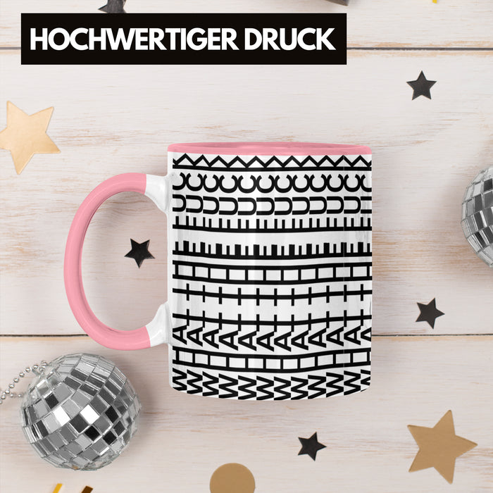 What The F*** Tasse Lustiges Geschenk Allover-Print Quer Lesen Trendation