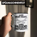 Trendation - Handwerker Tasse mit Spruch Geschenke für Handwerk Kaffeebecher KFZ Mechaniker Mechatroniker Schwarz Trendation