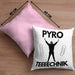 Pyrotechnik Kissen mit Füllung 40x40cm Geschenk Pyrotechnik Ist Doch Kein Verbrechen Meme Rosa Trendation