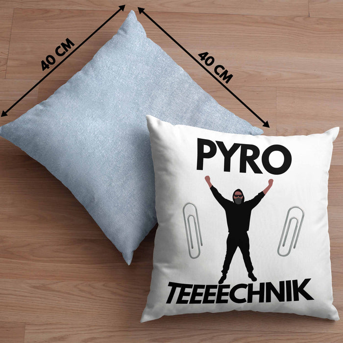 Pyrotechnik Kissen mit Füllung 40x40cm Geschenk Pyrotechnik Ist Doch Kein Verbrechen Meme Rosa Trendation