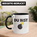 Trendation - Du Bist Bombe Lustige Tasse mit Spruch Geschenk Kollege Kollegin Bester Freund Freundin Sarkastischer Spruch Trendation