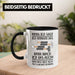 Trendation - Handwerker Tasse mit Spruch Geschenke für Handwerk Kaffeebecher KFZ Mechaniker Mechatroniker Schwarz Trendation