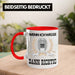 Schweißen Tasse Geschenk für Schweißer Metallbau Sprüche Männer Lustig Wenn Ich Wigse Dann Richtig Rot Trendation
