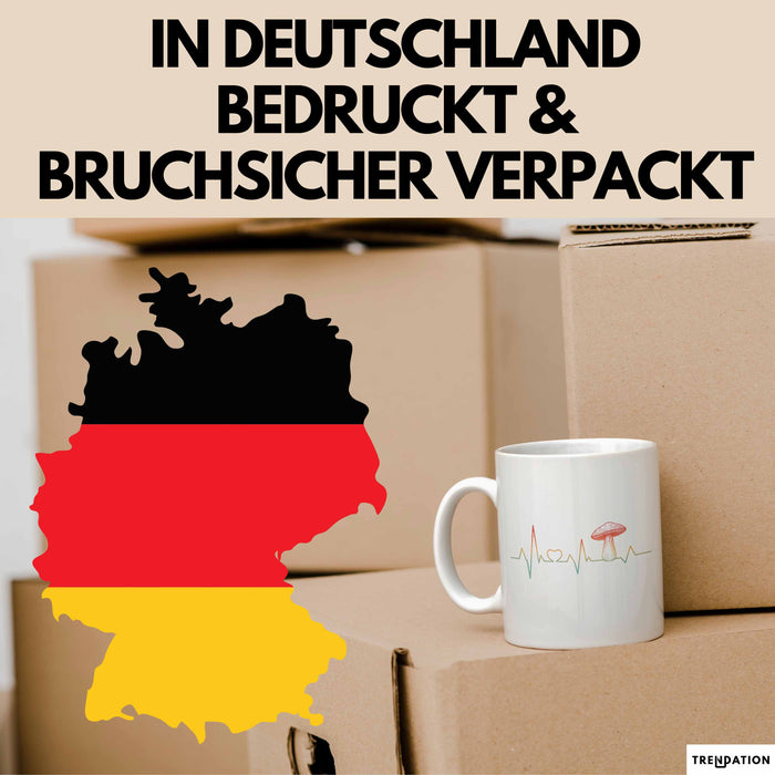 Pilzsammler Tasse Geschenk Pilze Sammeln Geschenkidee Weiß Trendation