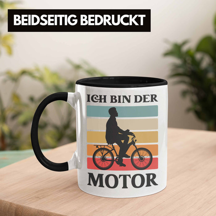 Trendation - Fahrradfahrer Geschenk Tasse mit Spruch Rennrad Mountainbike Geschenkidee Radfahrer Lustig Schwarz Trendation