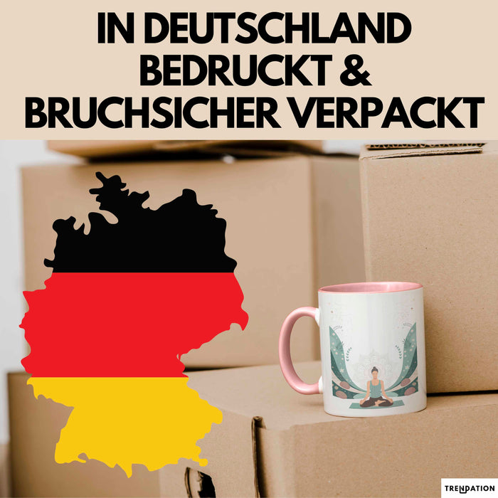 Yoga Lehrer Tasse Geschenk Lustige Geschenkidee Spruch Für Achtsame Seelen Rosa Trendation