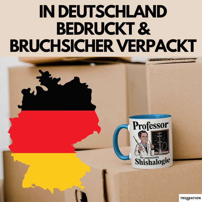 Shisha Liebhaber Tasse Professor Für Angewandten Shishalogie Blau Trendation