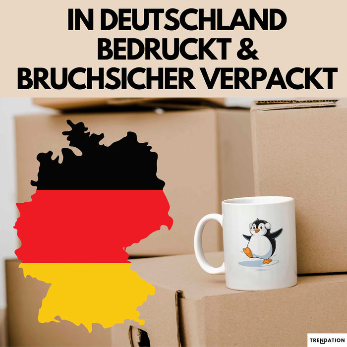 Pinguin Liebhaber Tasse Geschenk Lustige Geschenkidee Spruch Für Kälte Fans Weiß Trendation